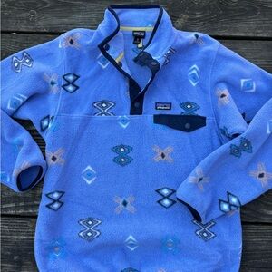 Patagonia Blue Snap-T Fleece Jacket